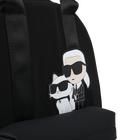 Backpack with decorative badge KARL LAGERFELD KIDS 
                    GIRL