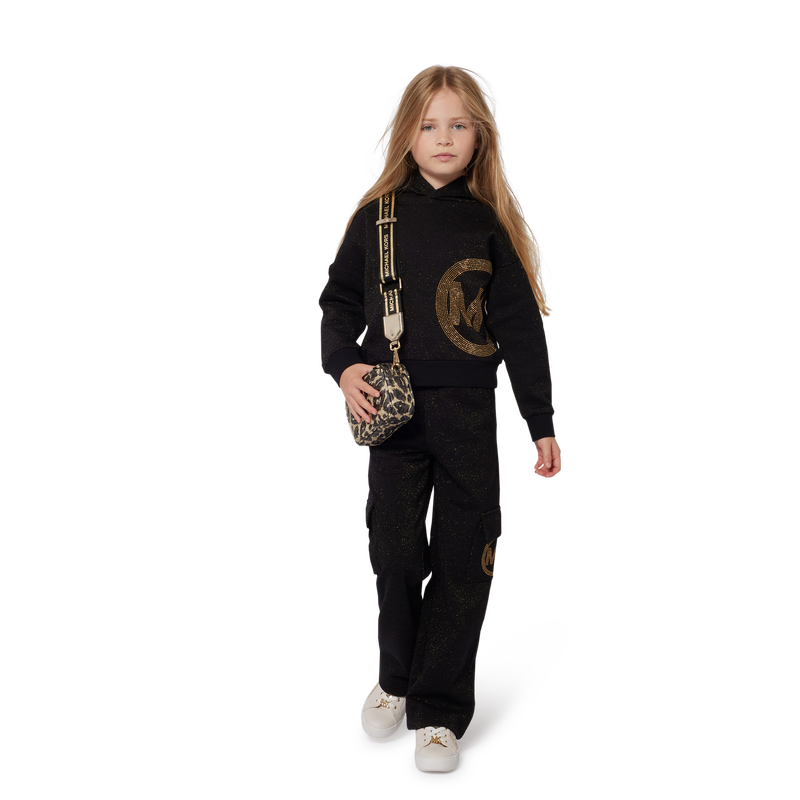 Hooded fleece sweatshirt MICHAEL KORS 
                        GIRL