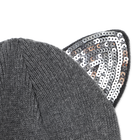 Fancy Ear Knit Hat KARL LAGERFELD KIDS 
                    GIRL