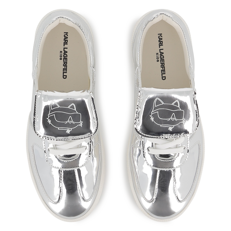 Mirror-effect trainers KARL LAGERFELD KIDS 
                        GIRL