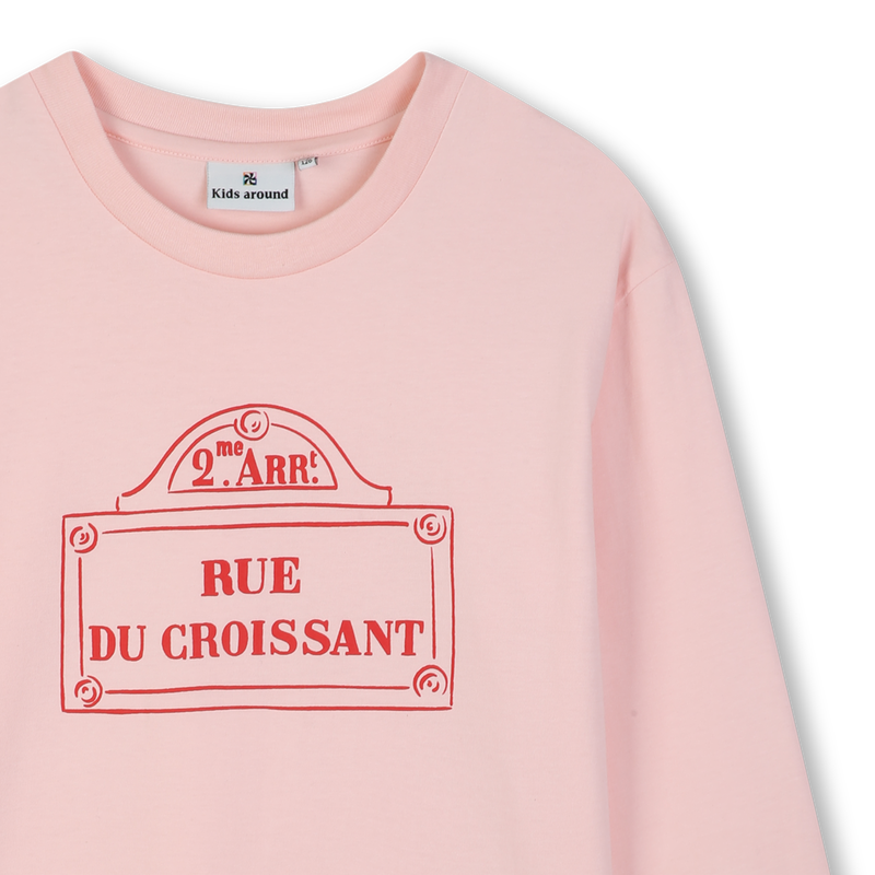 Long sleeve t-shirt KIDS AROUND 
                        GIRL