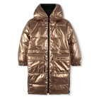 Long reversible down jacket KARL LAGERFELD KIDS 
                    GIRL