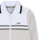 Jogging sweatshirt with zip closure BOSS 
                    BOY