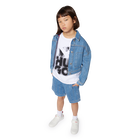 Striped denim jacket HUGO 
                    GIRL