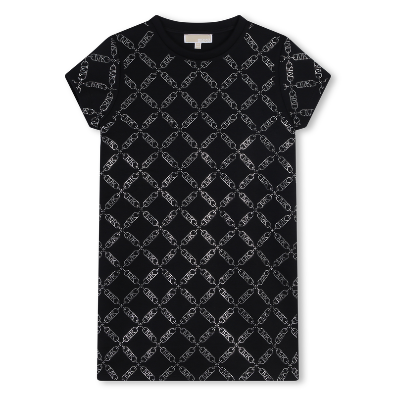 Studded short-sleeved dress MICHAEL KORS 
                        GIRL