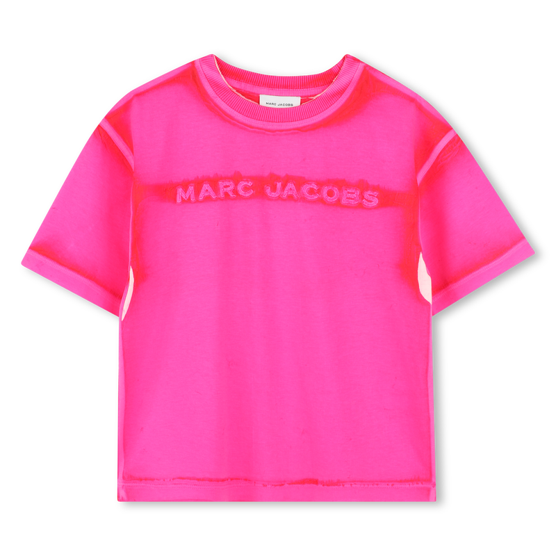 Embroidered cotton T-shirt MARC JACOBS 
                        UNISEX