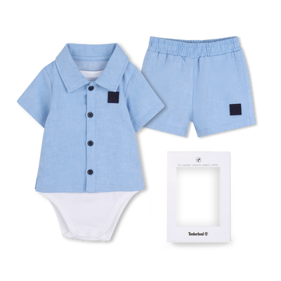 SHIRT AND SHORTS SET TIMBERLAND BOY