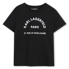 Printed t-shirt KARL LAGERFELD KIDS 
                    BOY