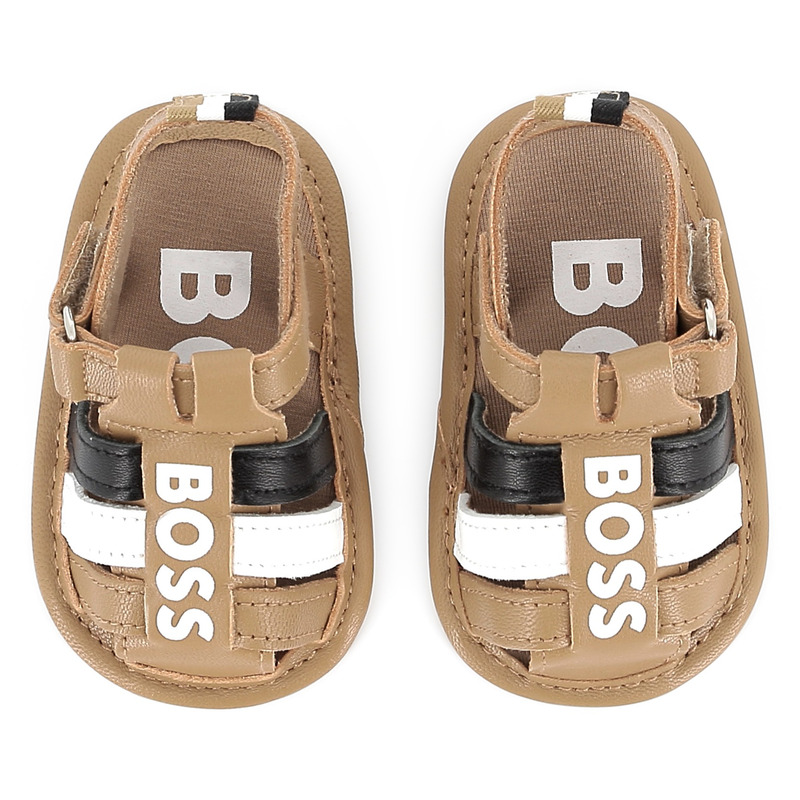 Hook-and-loop strap sandals BOSS 
                        BOY