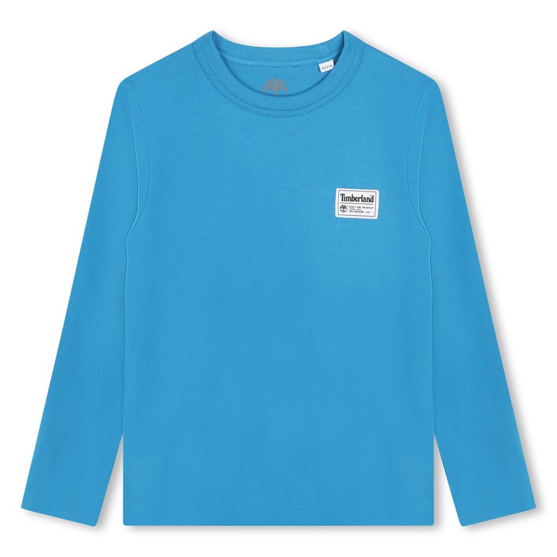 Plain T-shirt with label TIMBERLAND 
                        BOY