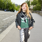 Silver wide-leg trousers ZADIG VOLTAIRE 
                    GIRL