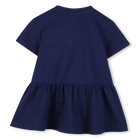 Dress gathered at the waist KENZO KIDS 
                    GIRL