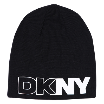 Knitted logo hat DKNY UNISEX