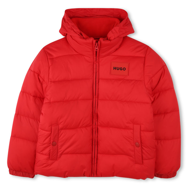 Zip-Up Water-Repellent Parka HUGO 
                        BOY