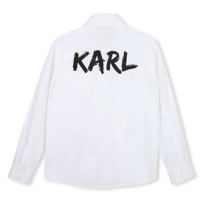 Long sleeve shirt KARL LAGERFELD KIDS BOY