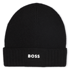Knitted hat with logo BOSS 
                    BOY