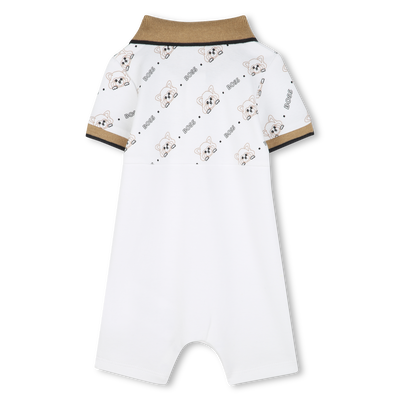 Short polo-neck romper BOSS BOY