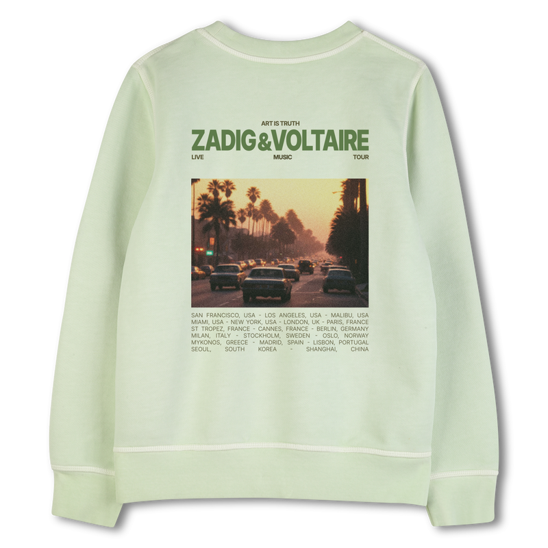 ROUND NECK SWEATSHIRT ZADIG & VOLTAIRE 
                        BOY
