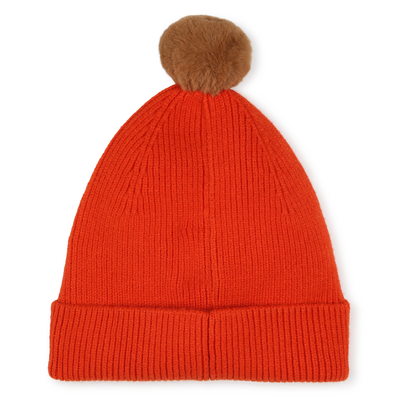 Knitted pompom hat TIMBERLAND 
                        BOY