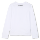 Long sleeve t-shirt KARL LAGERFELD KIDS 
                    GIRL