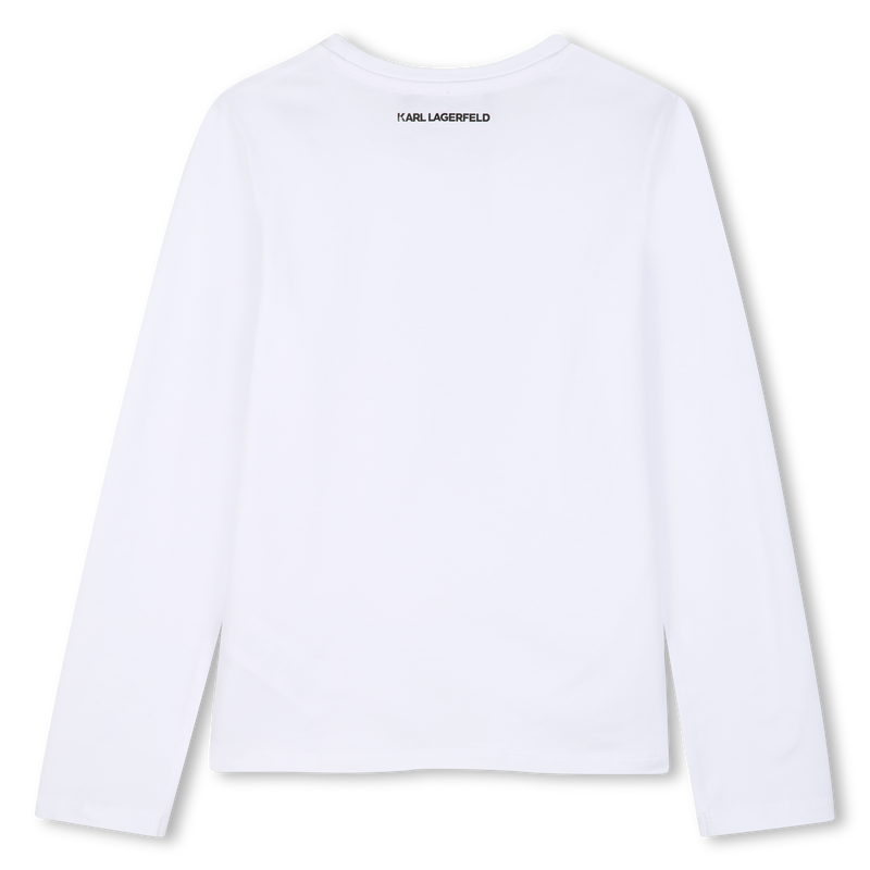 Long sleeve t-shirt KARL LAGERFELD KIDS 
                        GIRL
