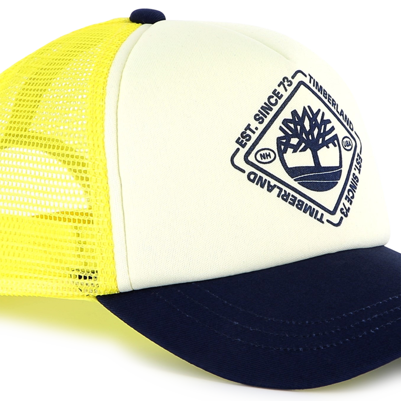 Tricolour bi-material cap TIMBERLAND 
                        BOY