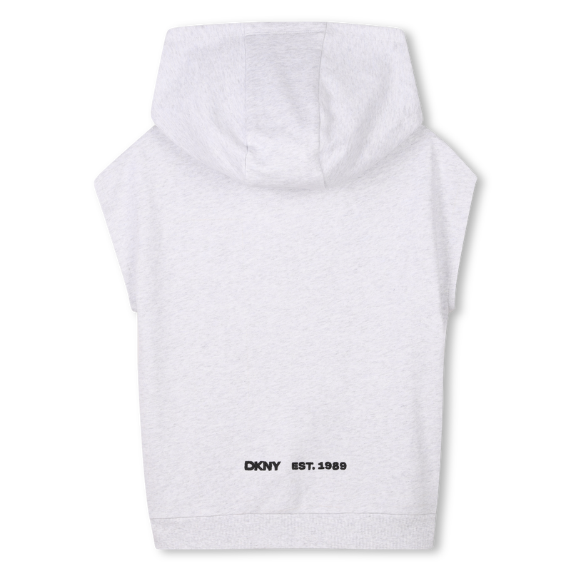 Zip-up sleeveless cardigan DKNY 
                        UNISEX