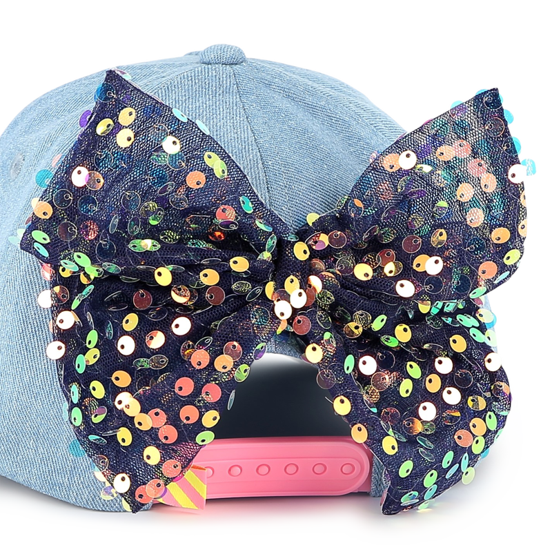 Denim baseball cap with bow BILLIEBLUSH 
                        GIRL