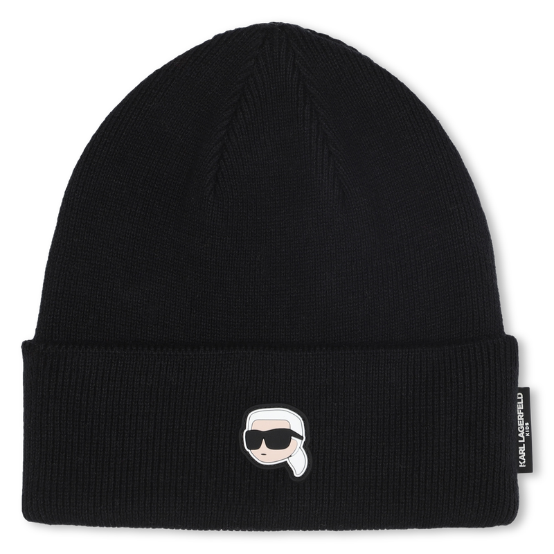 Knitted beanie KARL LAGERFELD KIDS 
                        BOY