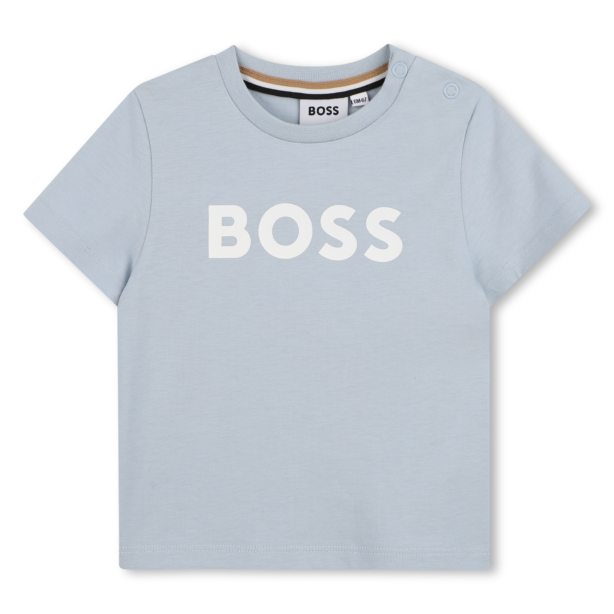 Boss - Short-sleeved T-shirt - Pale Blue - Boy - 18 Months