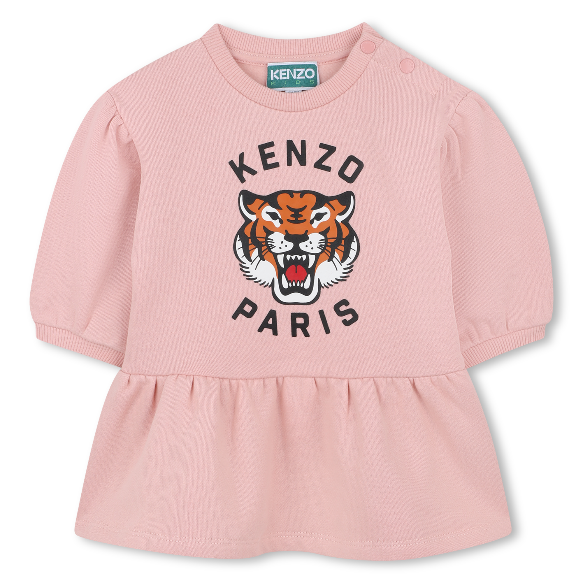 Kenzo Kids - Fleece Dress - Atomic Pink - Girl - 18 Months