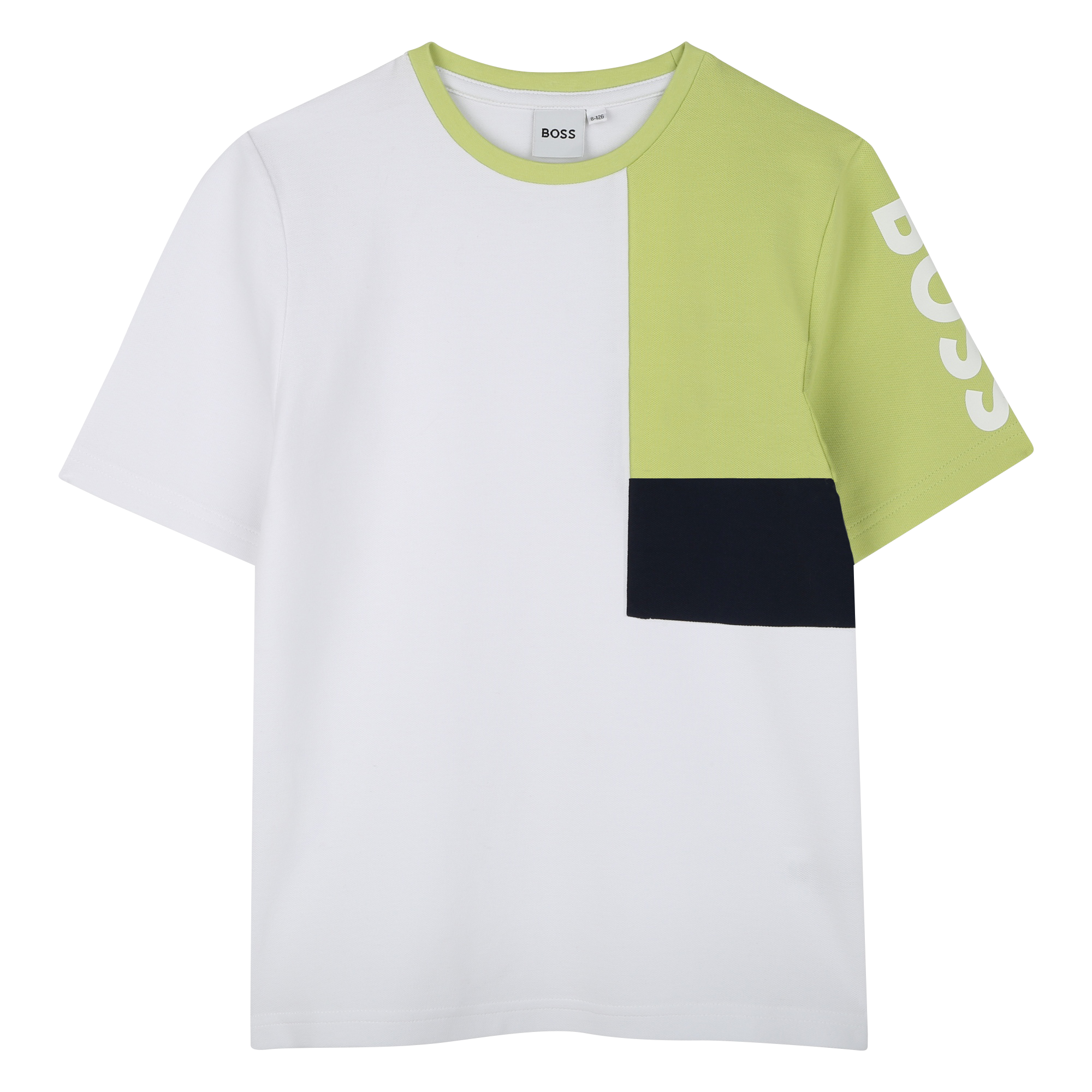 Boss - Cotton Piqué T-shirt - White - Boy - 16 Years