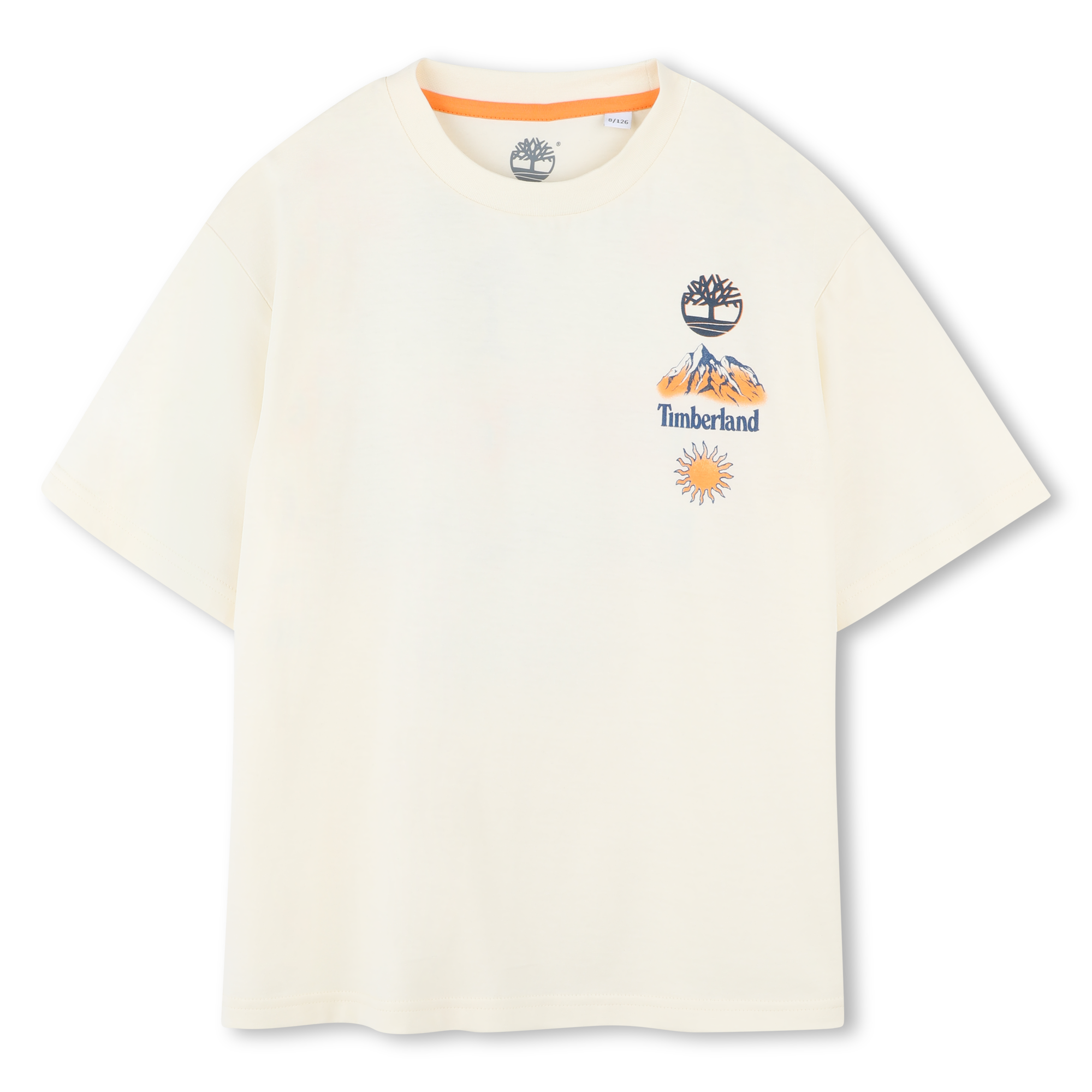 TIMBERLAND Loose mountain-print T-shirt for BOY Kids around