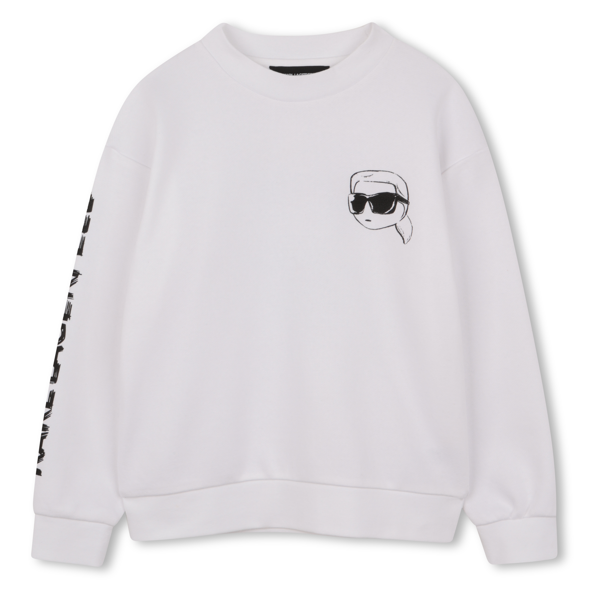 Karl Lagerfeld Kids - Printed Sweatshirt - White - Boy - 2 Years