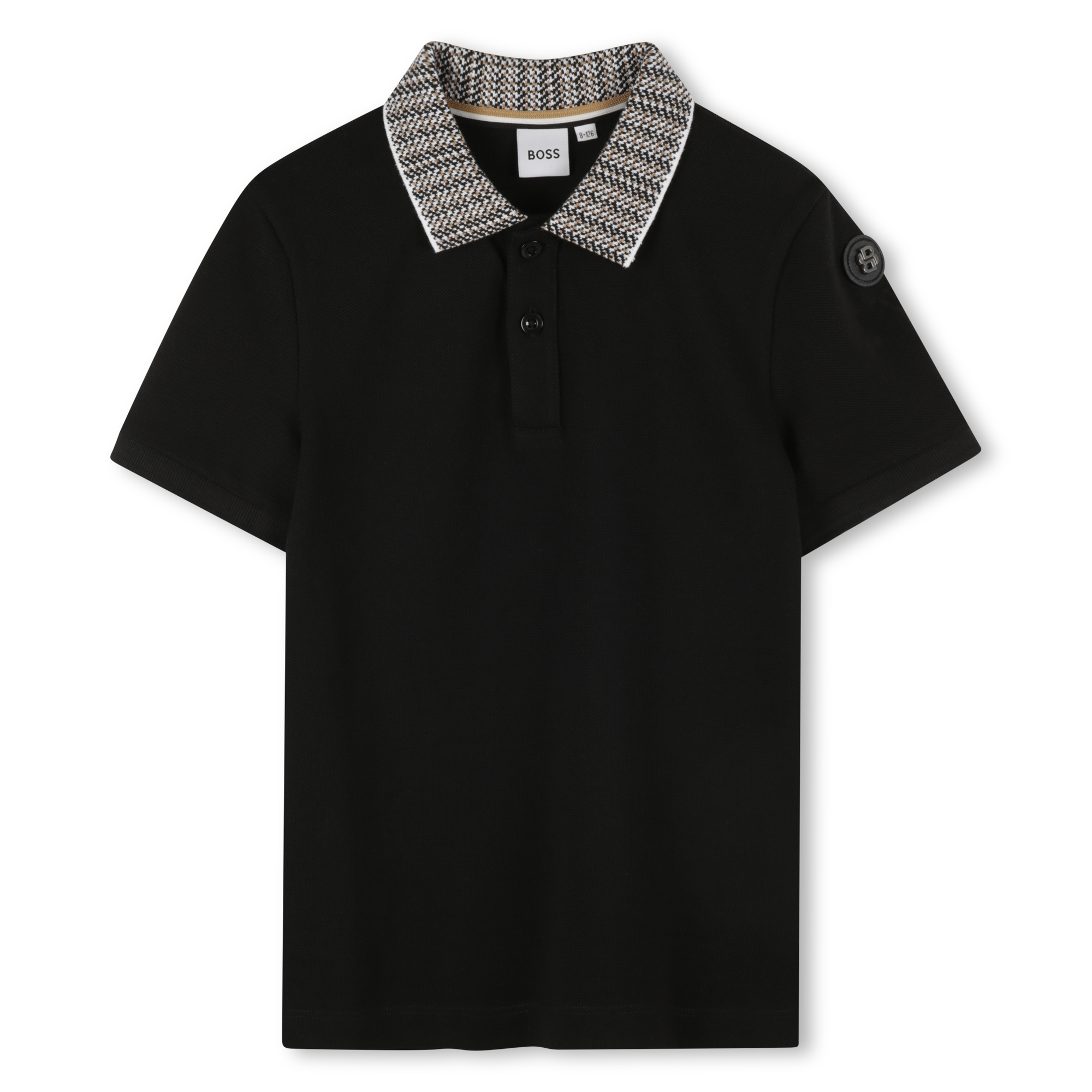 Boss - Short-sleeved Polo Shirt - Black - Boy - 8 Years