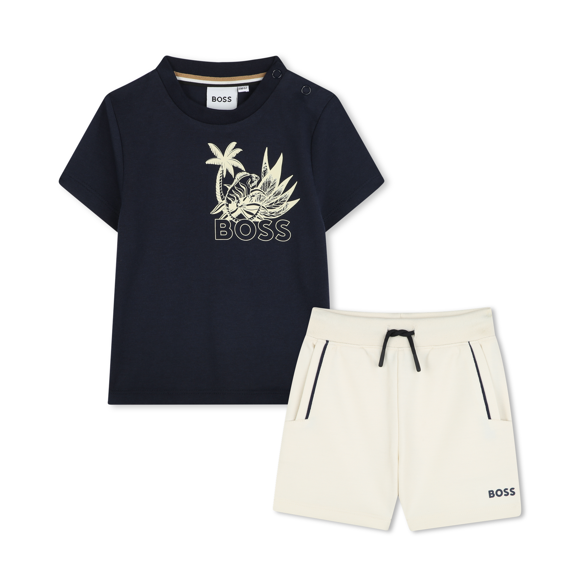 BOSS Shorts and T-shirt set for BOY Kids around
