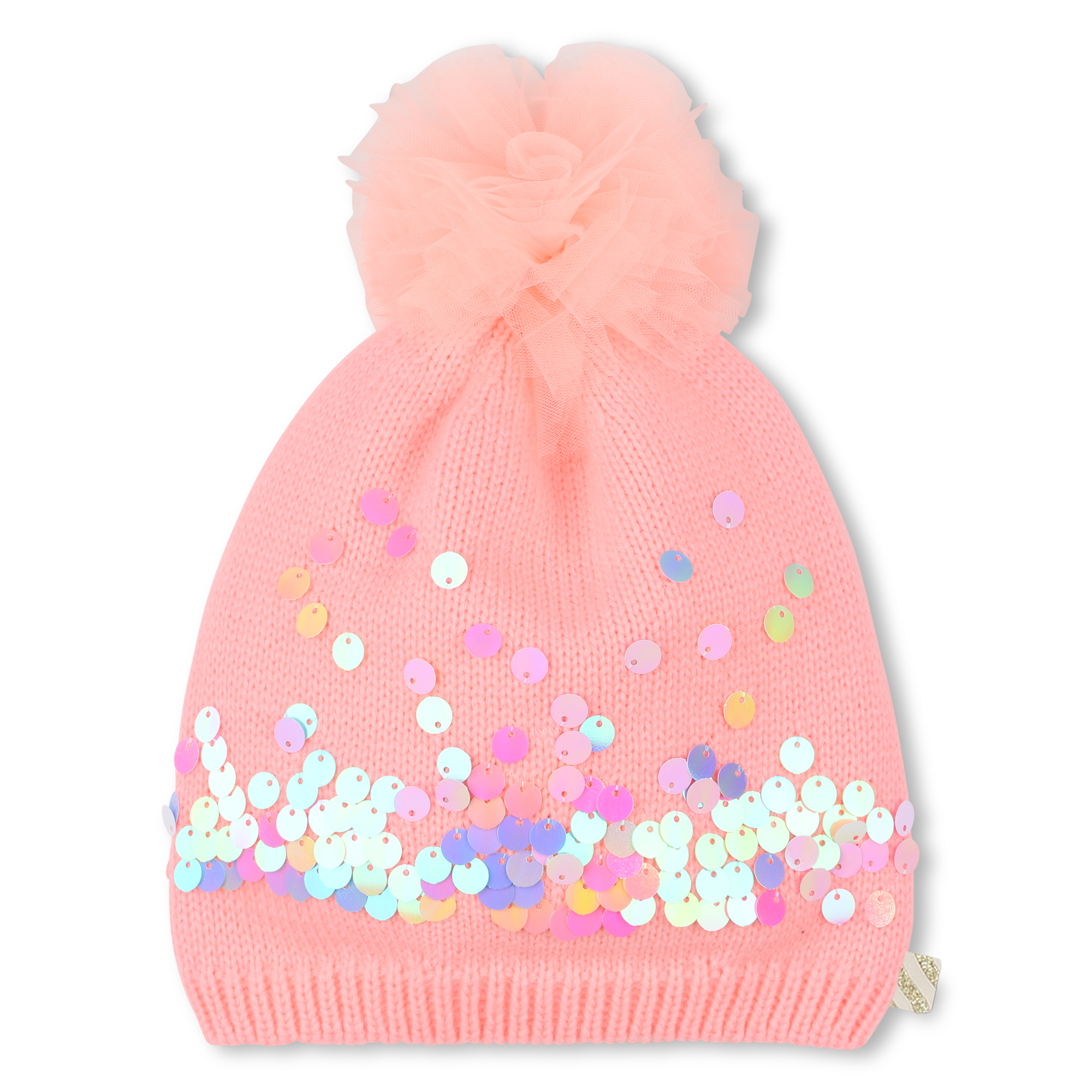 Billieblush - Knitted Beanie - Peach - Girl - Size T2