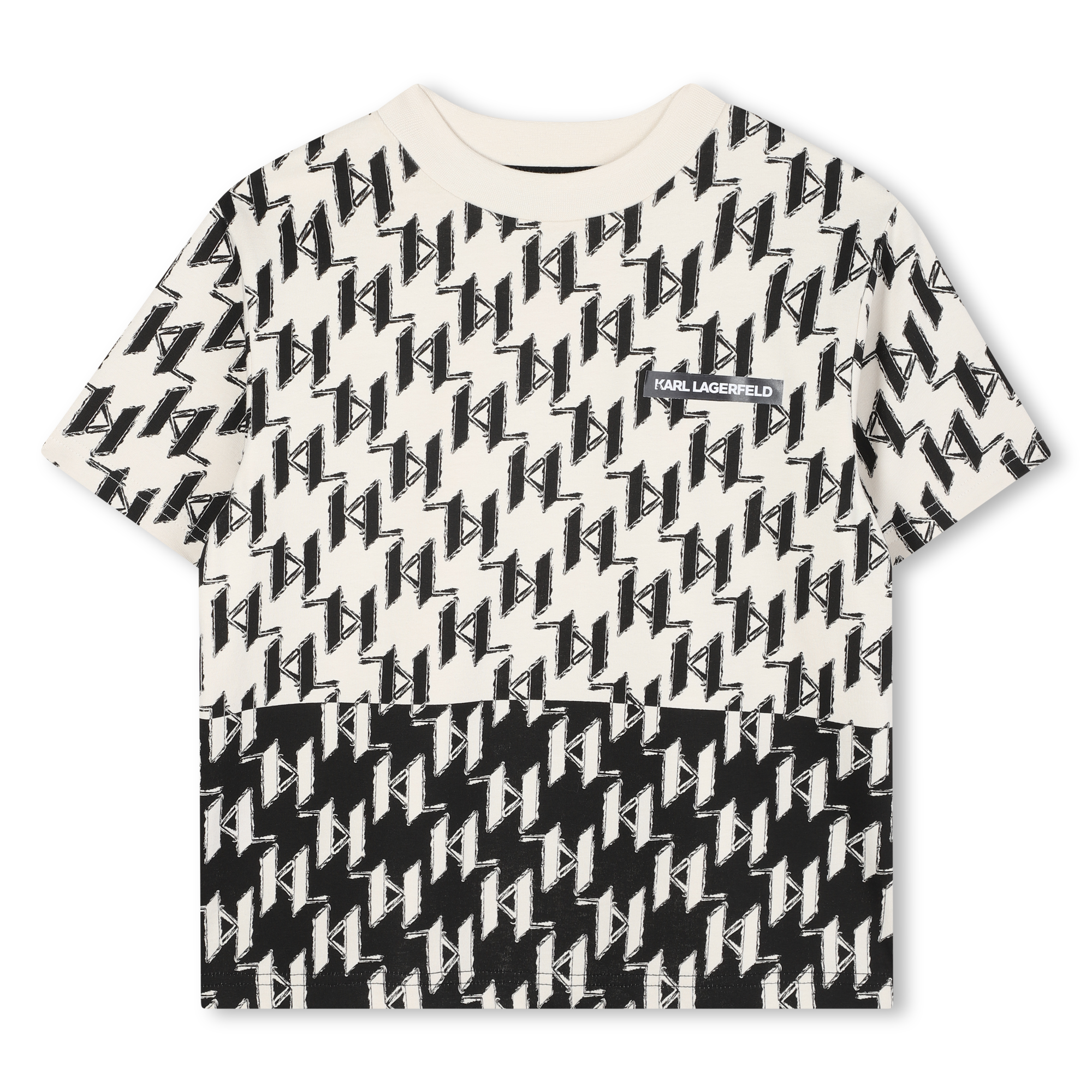 Karl Lagerfeld Kids - Short-sleeved T-shirt - Black  Stone - Boy - 10 Years